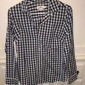 Vineyard vines women’s navy blue button down